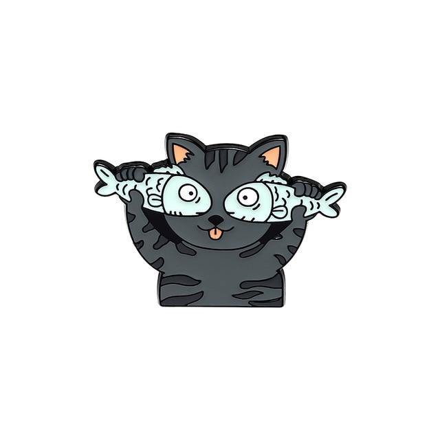 Cute Cat Brooch - Meowhiskers