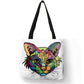 Colorful Cat Tote Bag - Meowhiskers