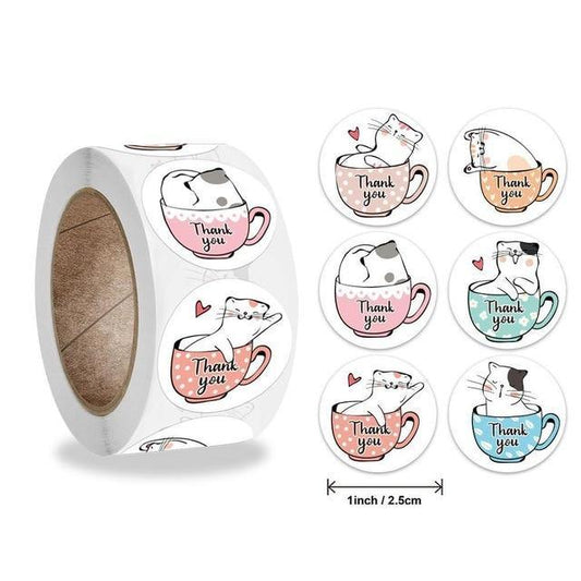 Cat Gift Sticker - Meowhiskers