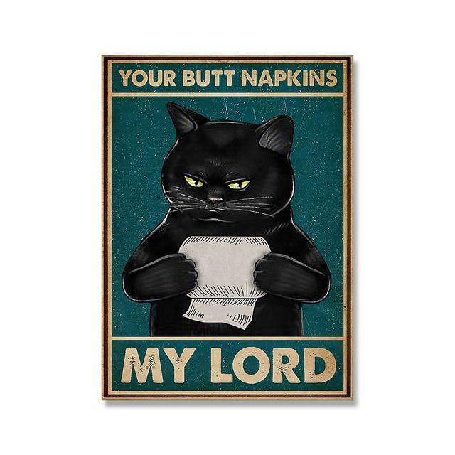 Funny Cat Wall Art - Meowhiskers