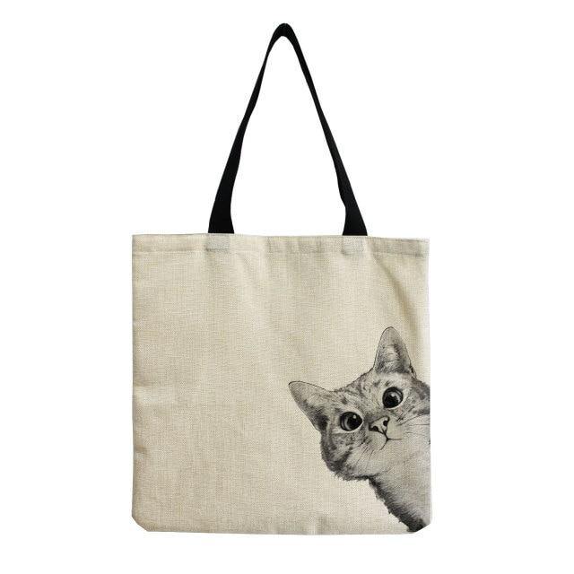 Cute Cat Tote Bag - Meowhiskers