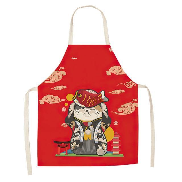 Lucky Cat Apron - Meowhiskers