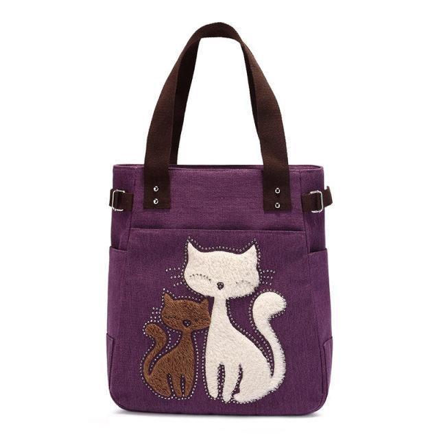 Casual Cat Handbag - Meowhiskers