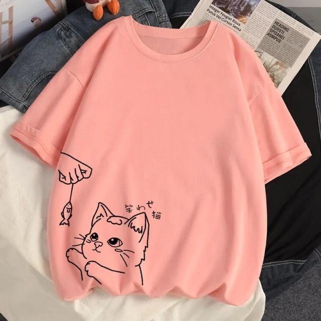 Feed Cat T-Shirt - Meowhiskers