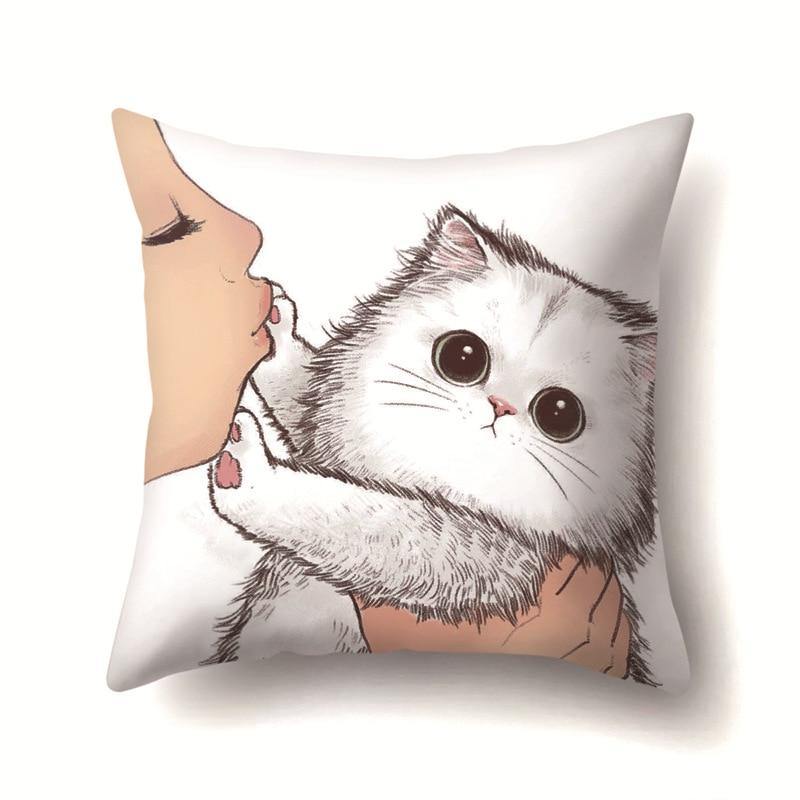 Kiss Cat Pillowcase - Meowhiskers