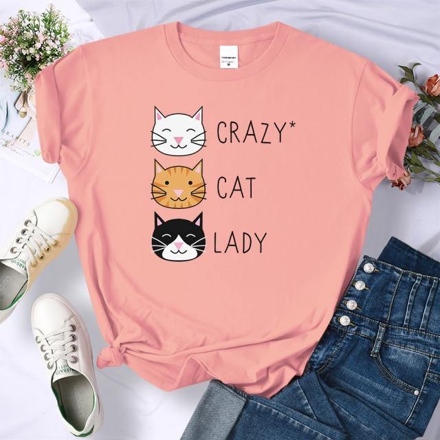 Cat Lady T-Shirt - Meowhiskers