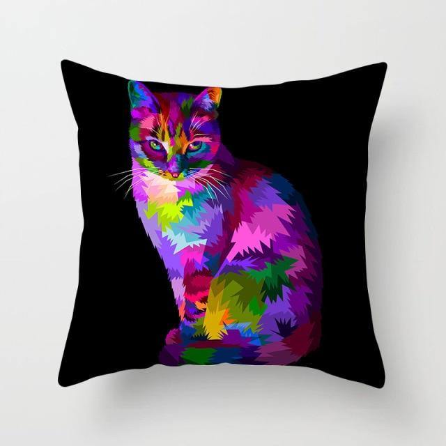 Color Cat Pillowcase - Meowhiskers