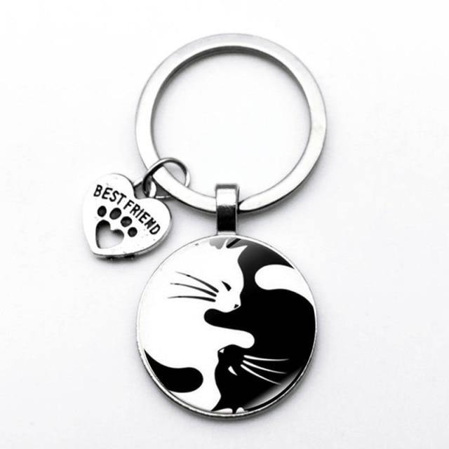 Couple Cat Keychain - Meowhiskers
