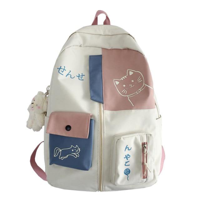 Japanese Style Cat carrier Backpack Expandable Bag – MEWCATS