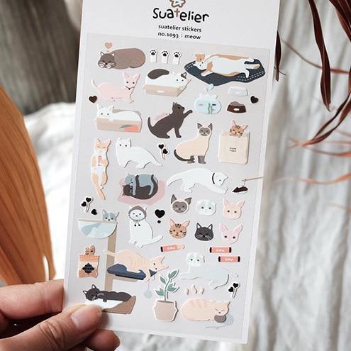 Meow Cat Sticker - Meowhiskers