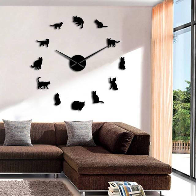 DIY Cat Wall Clock - Meowhiskers