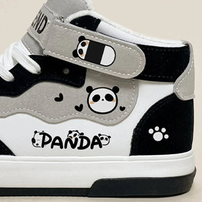 Kawaii Cartoon Heart Panda Sneakers