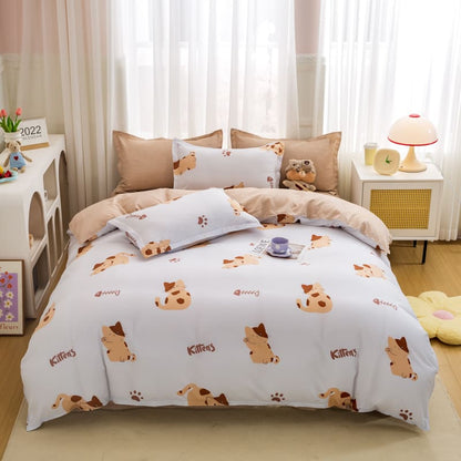 Lovely Cartoon Bear Puppy Kitty Bedding Sets