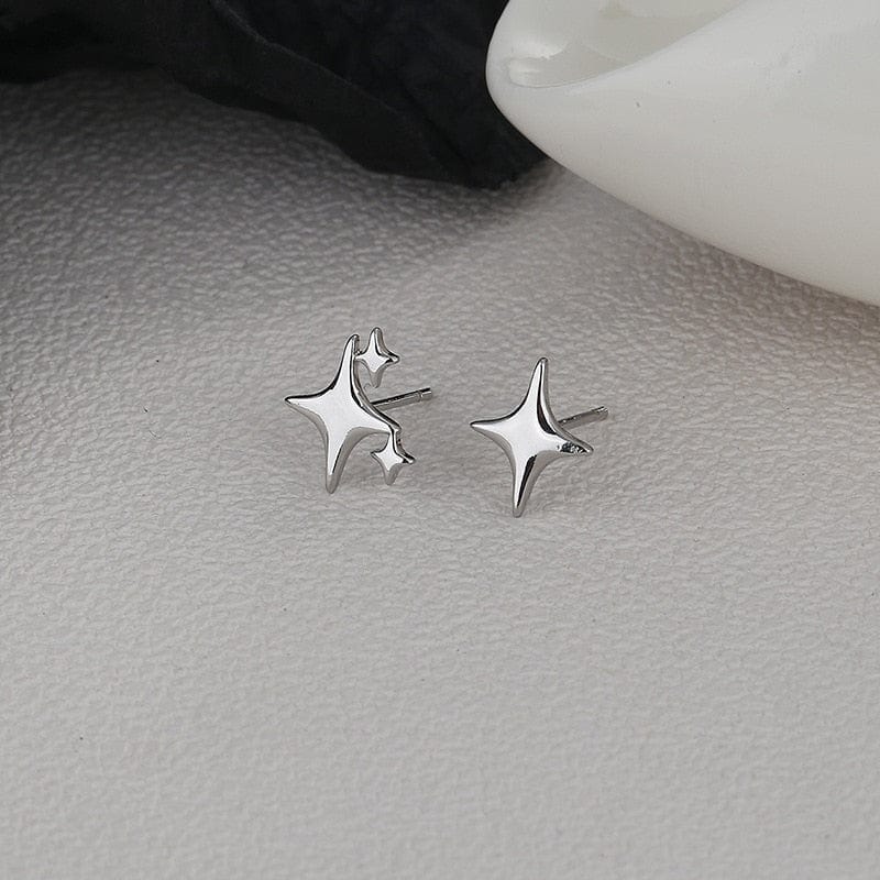 Shiny Little Star Stud Earrings Meowhiskers