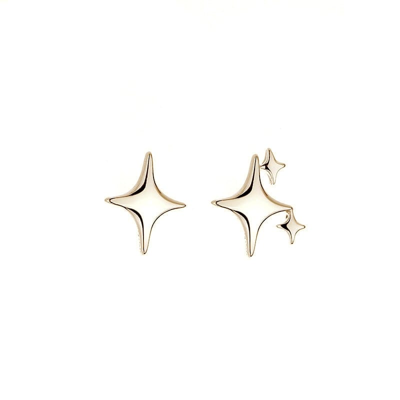 Shiny Little Star Stud Earrings Meowhiskers