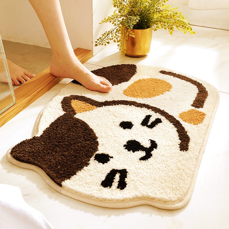 Smiley Cat Rug – Meowhiskers