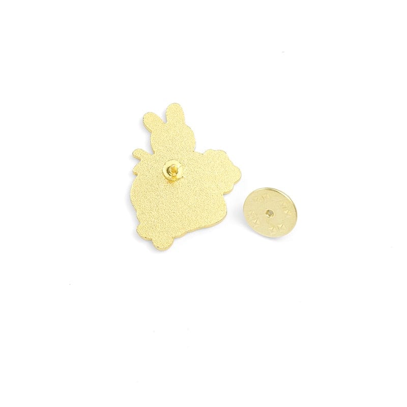 Sweet Strawberry Cat Bunny Enamel Pins Meowhiskers