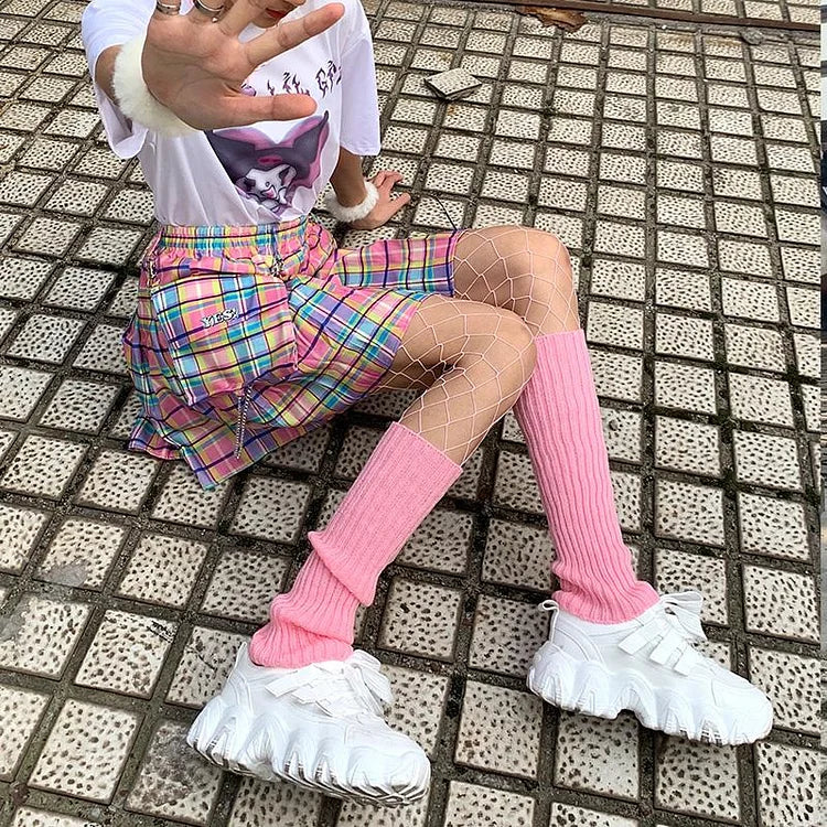 JK Lolita Knit Leg Warmers Socks