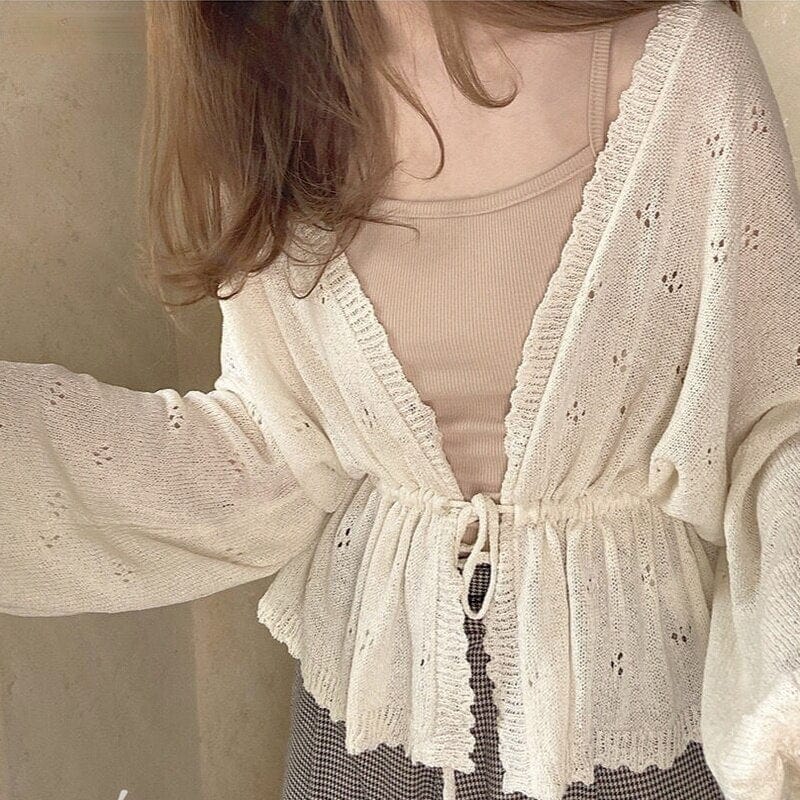 Vintage Loose Sleeve Cardigan Meowhiskers