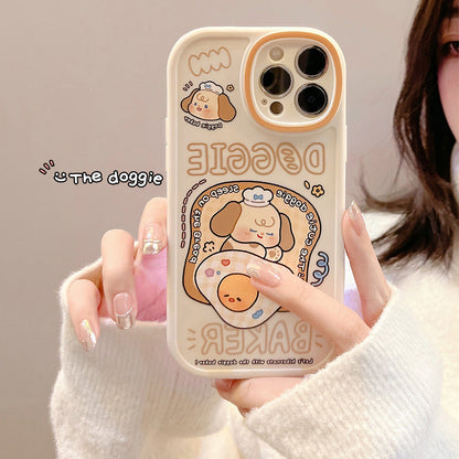 Kawaii Cartoon Bakery Puppy iPhone Case
