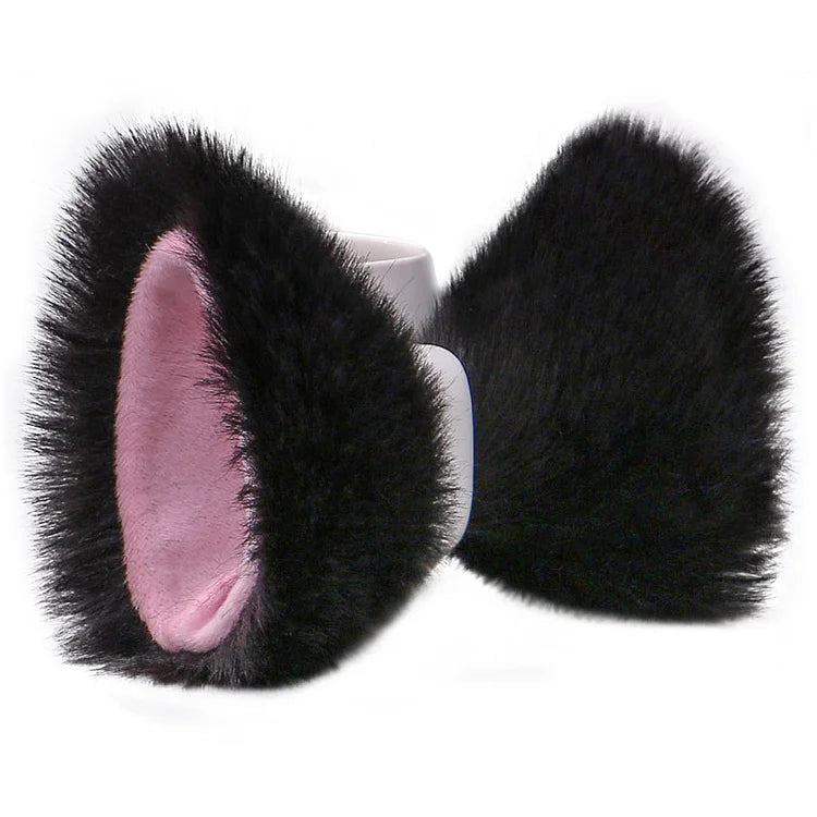 Kawaii Plush Fox Ears Hairpin Cosplay Costume Accessory